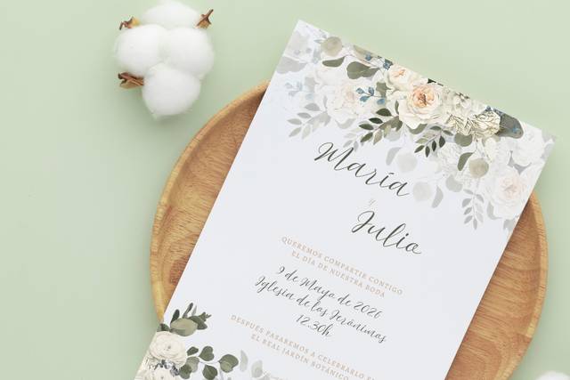 Invitación en papel Pure Grace
