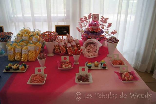 Buffet en rosa