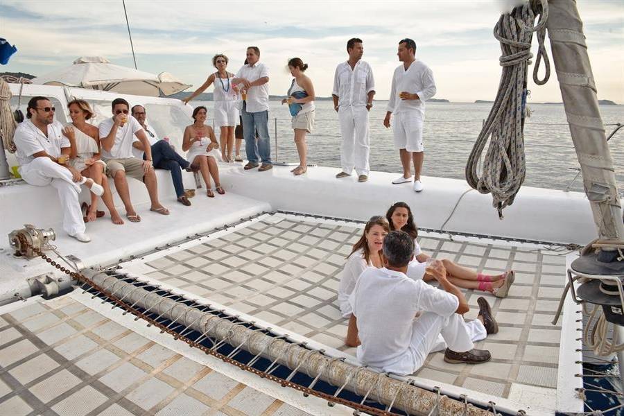 Boda en barco