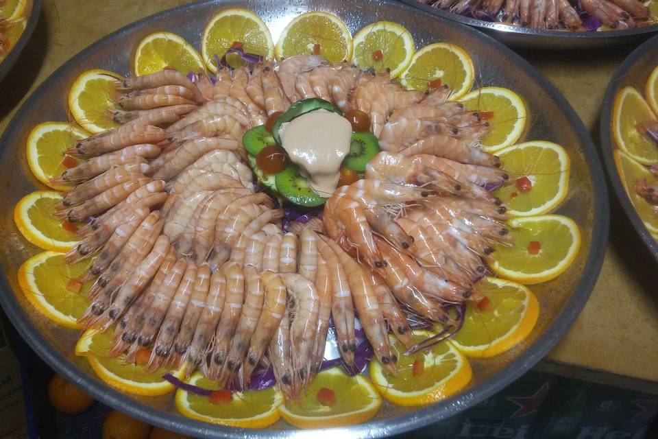 Bandeja de marisco