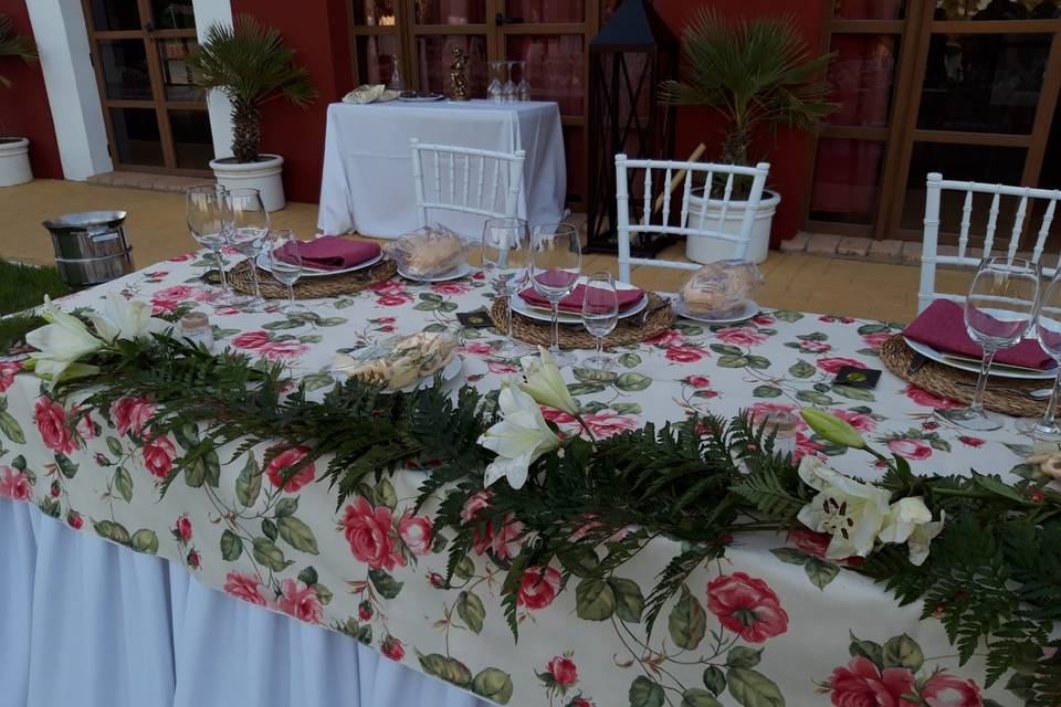 Mesa de novios