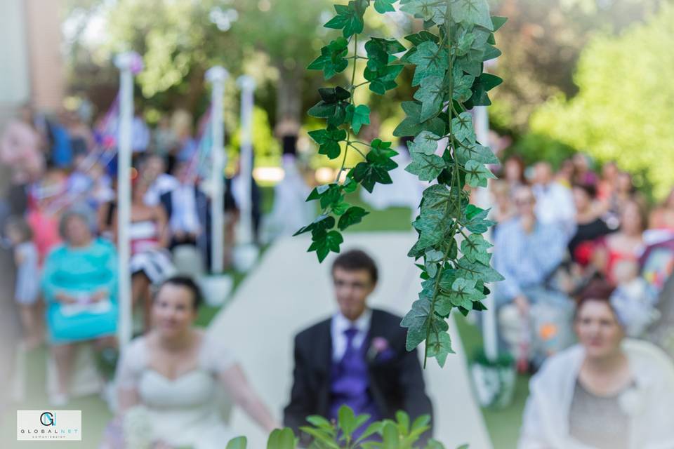 Momentos de la ceremonia