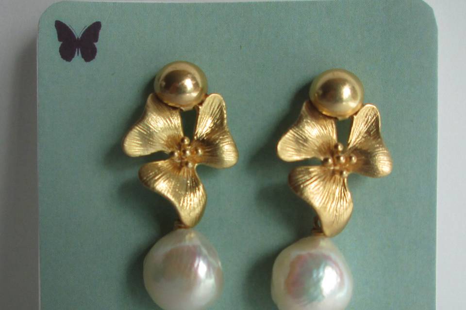 Pendientes con granates