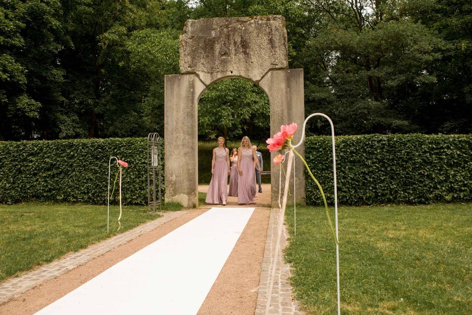 Entrada de las damas de honor