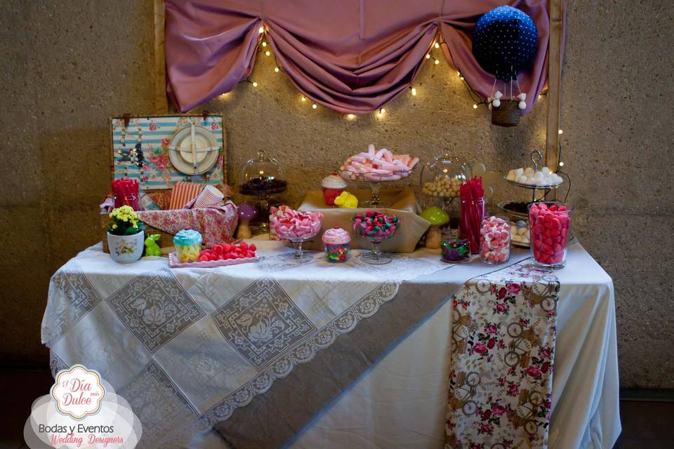 Candy Bar, mesa de dulces