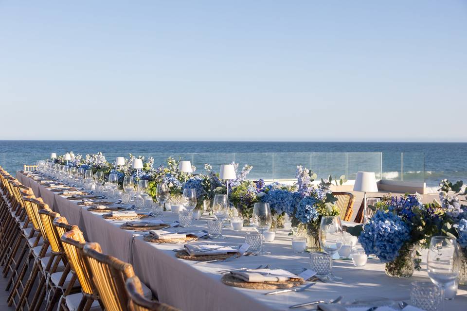 Terraza con vistas al mar