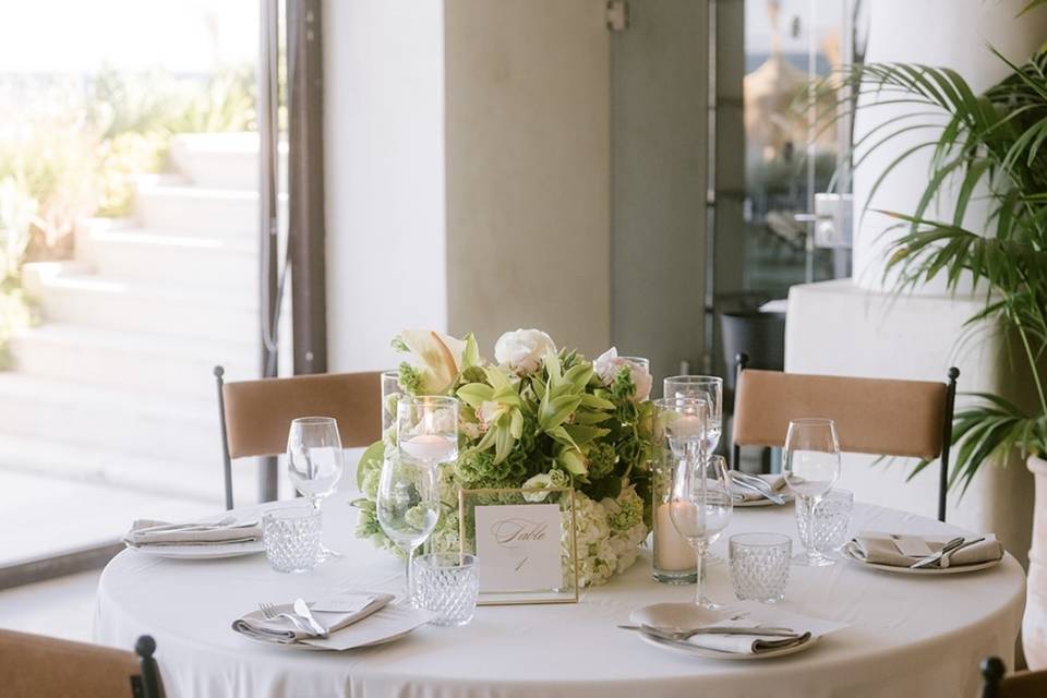 Banquete en el salón