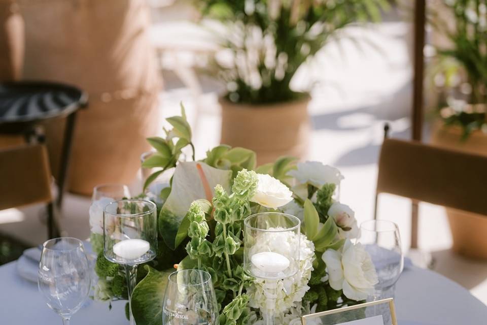 Banquete en Piscina