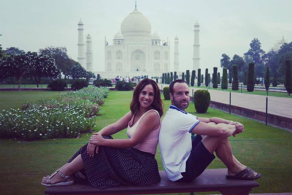 Laura y Salva en la India