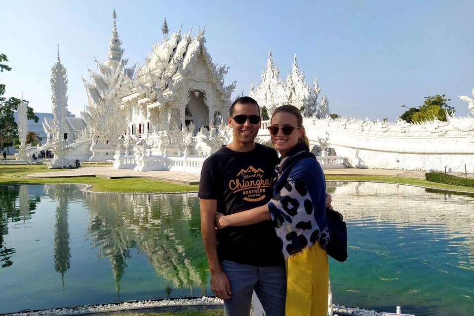 Lorena y Aitor en Tailandia