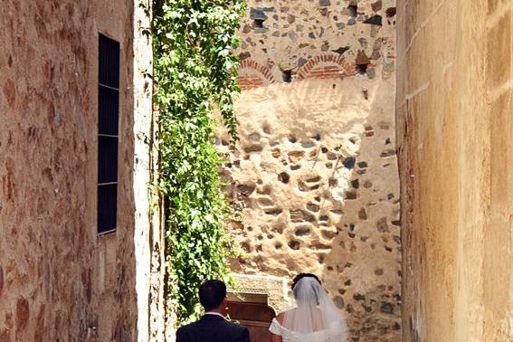 Ramón y Alicia paseando