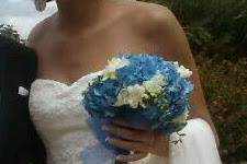 Ramo de novia azul
