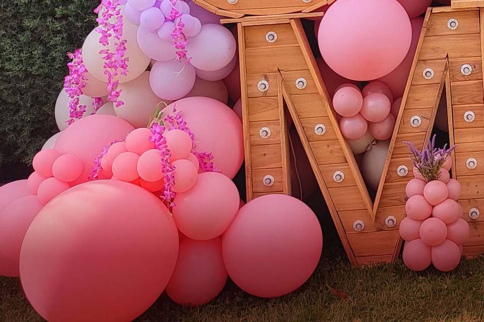 Decoración con globos