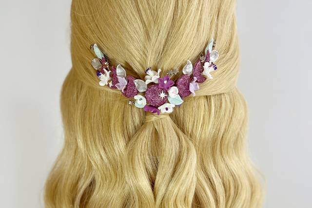 Tocado Fases Lunares Glitter