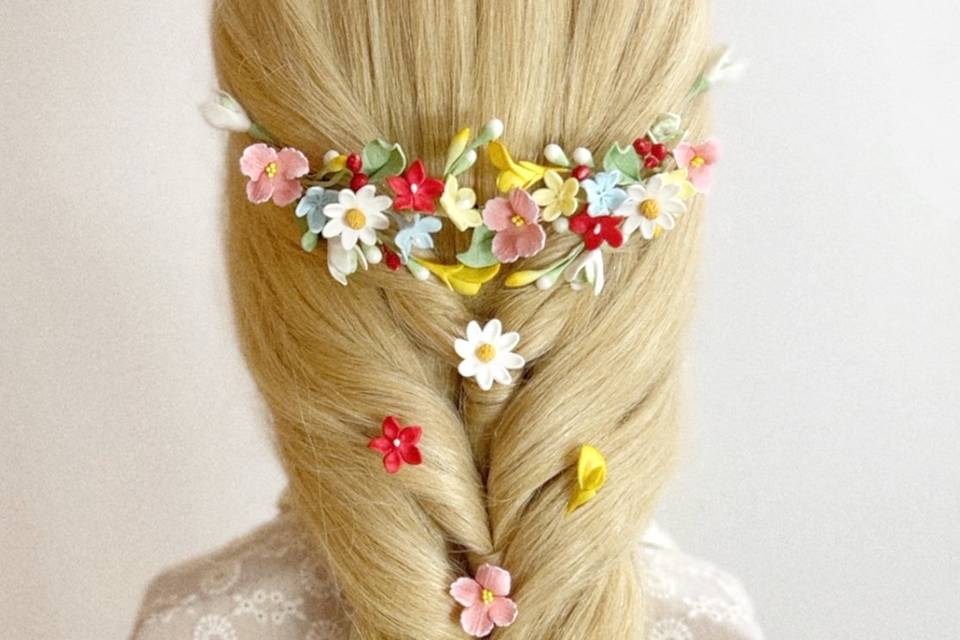Tocado Detalle Flor Toxo