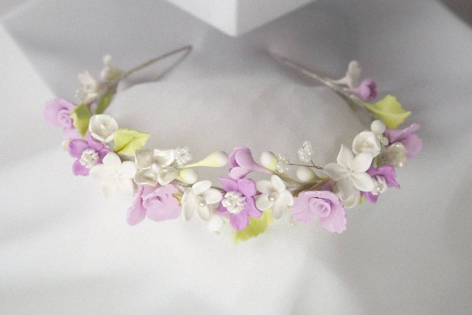Diadema Detalle Rosas