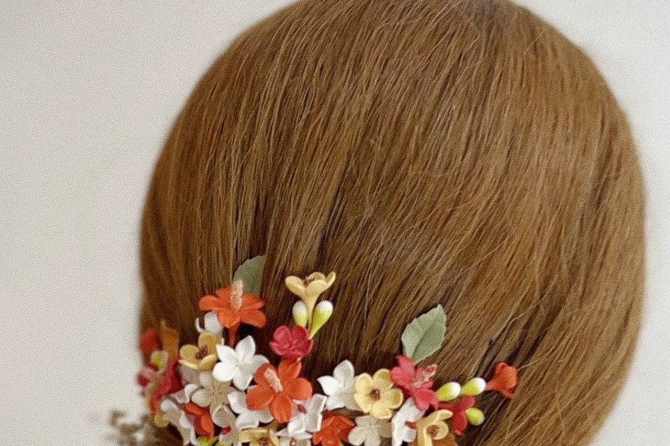 Tocado Detalle Hibiscos