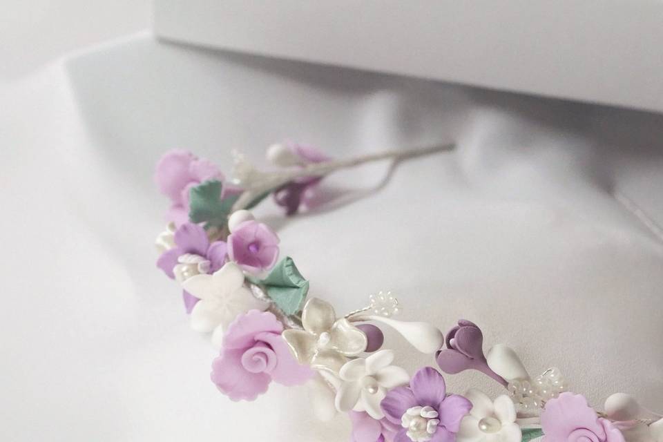 Diadema Fina Rosas