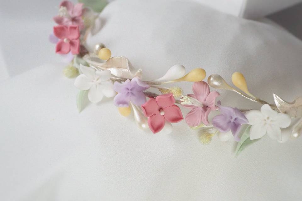 Diadema Fina Tonos Pastel