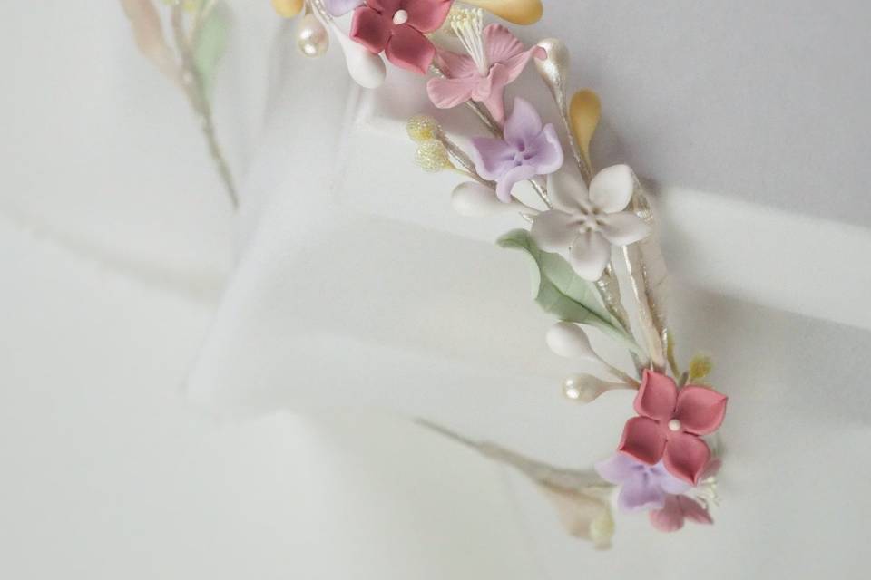 Diadema Fina Tonos Pastel