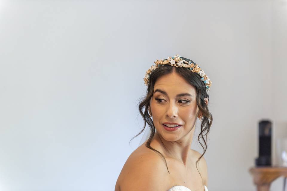 Tiara Novia Personalizada
