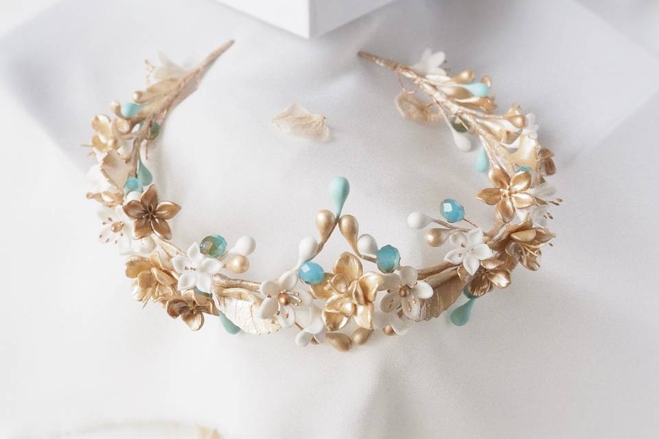 Tiara Detalles Turquesa