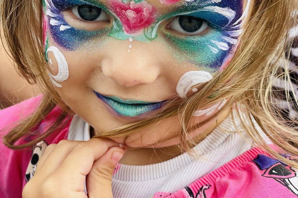 Roses facepainting