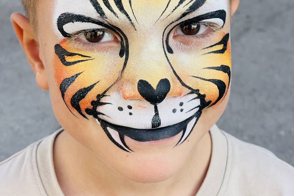 Pintacaras de tigre