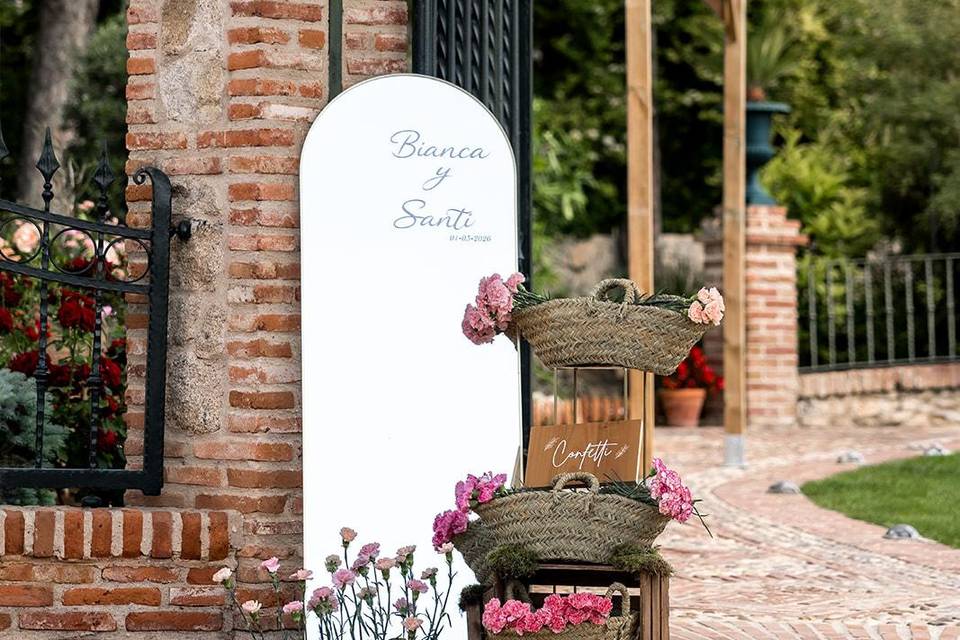 Rincón de bienvenida