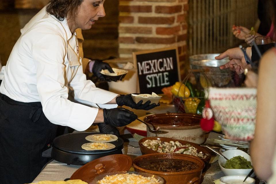 Detalle puesto mexicano