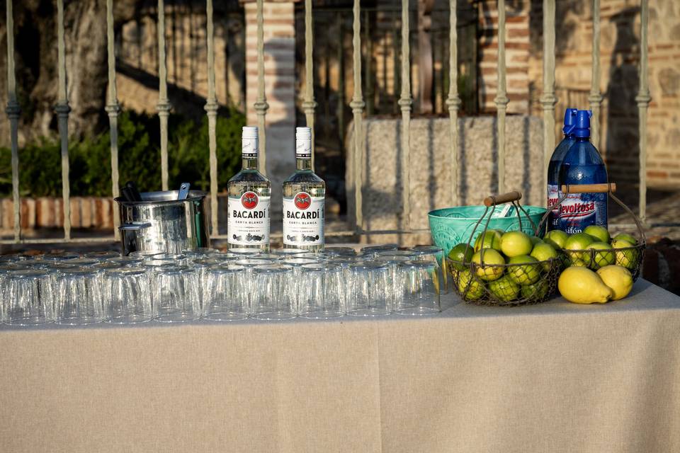 Detalle puesto mojitos