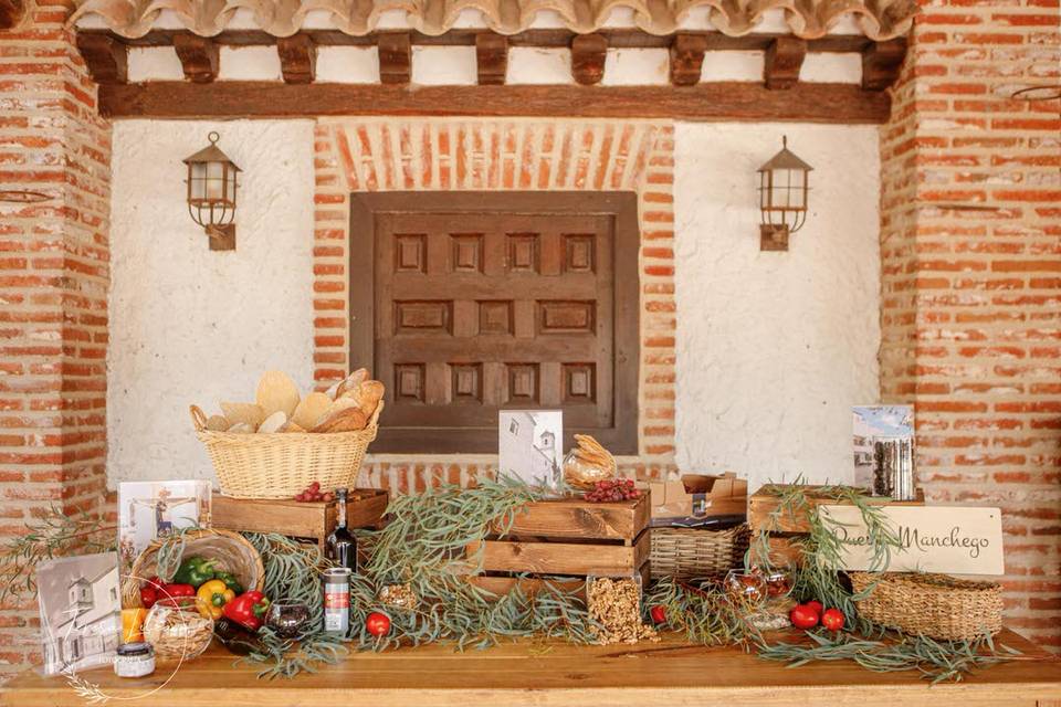 Detalle puesto manchego