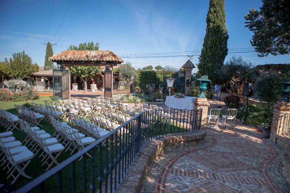 Ceremonia en jardín