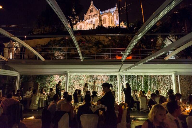 Banquete con vistas