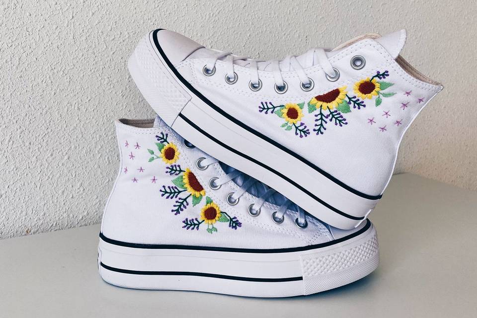 Converse personalizadas novia