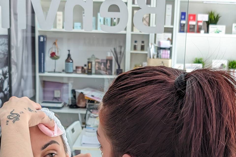 Prueba de maquillaje