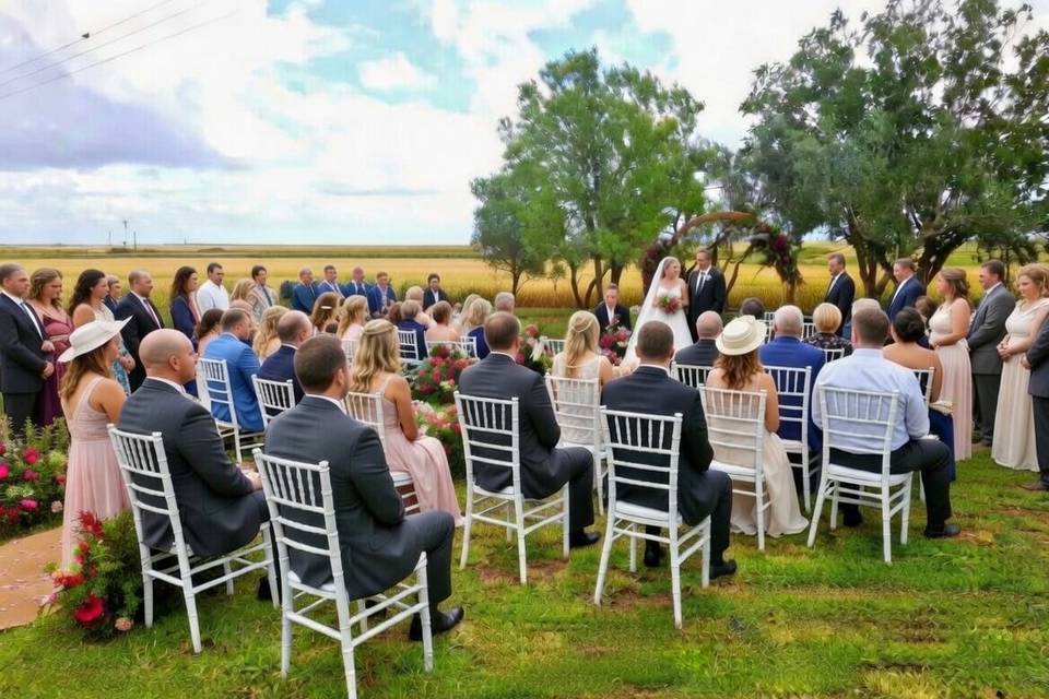 Ceremonia en el campo