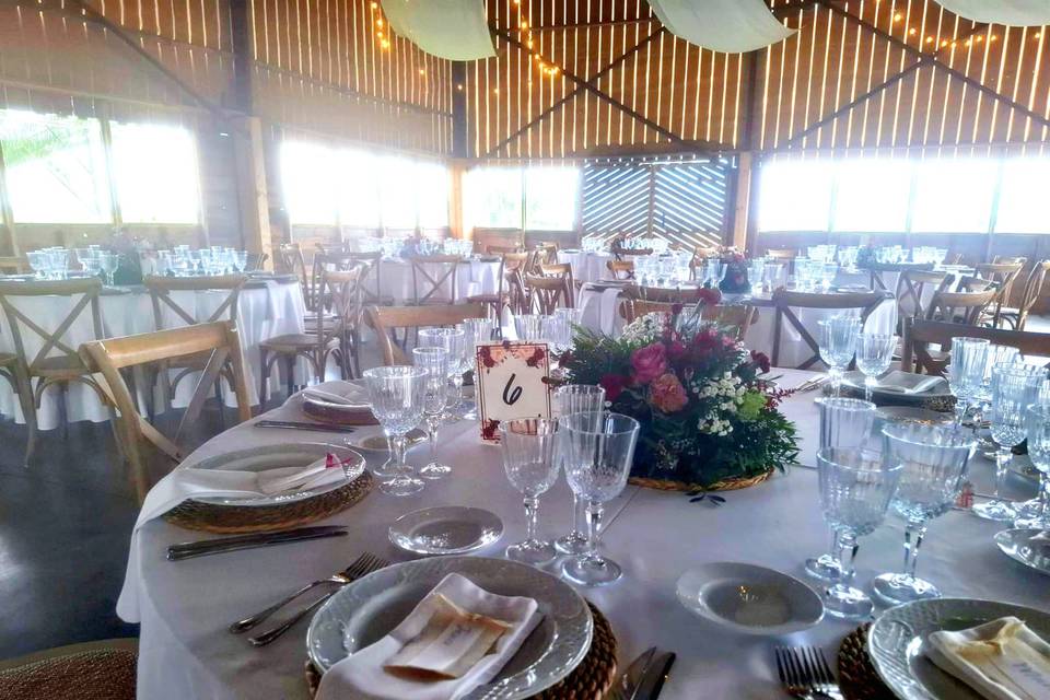 Mesa de boda en Sevilla