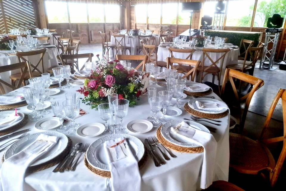Mesa de boda en Sevilla