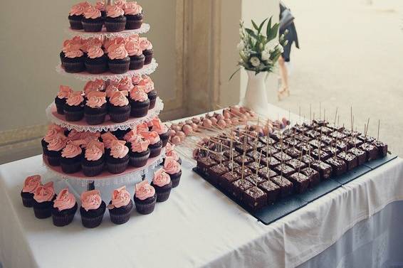 Torre de cupcakes