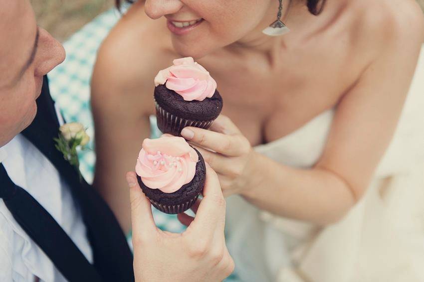 Pareja cupcakes