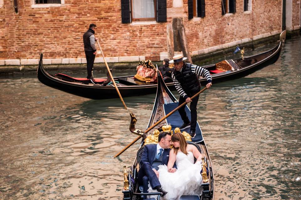 Postboda en Venecia