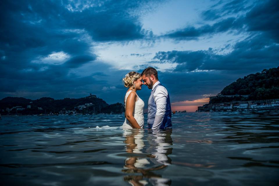 Post-boda en San Sebastián