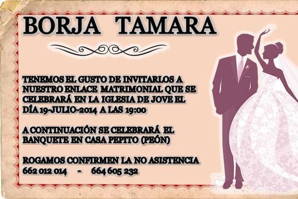 Boda de Borja y Tamara