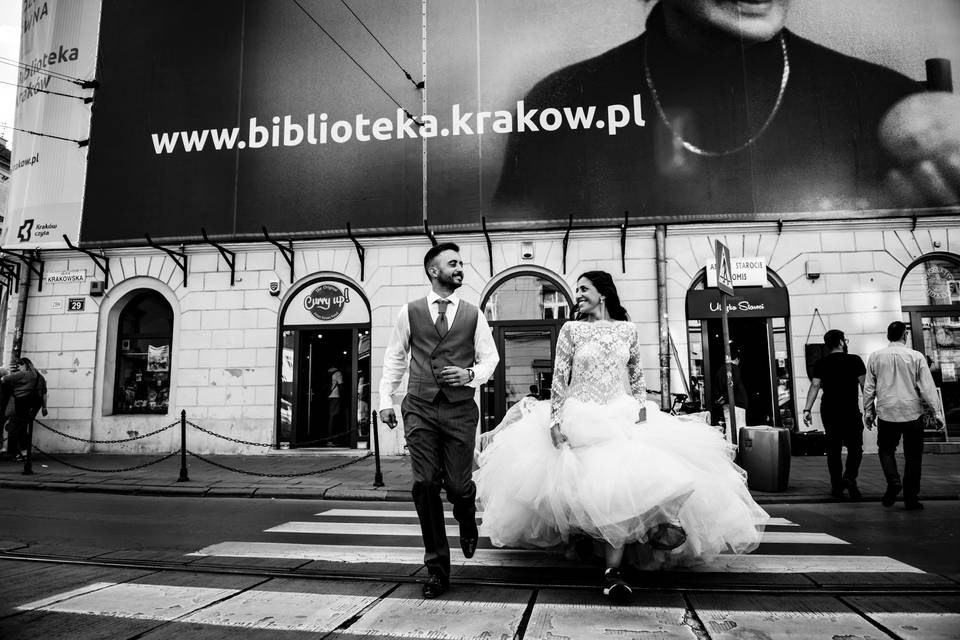 Postboda en Cracovia