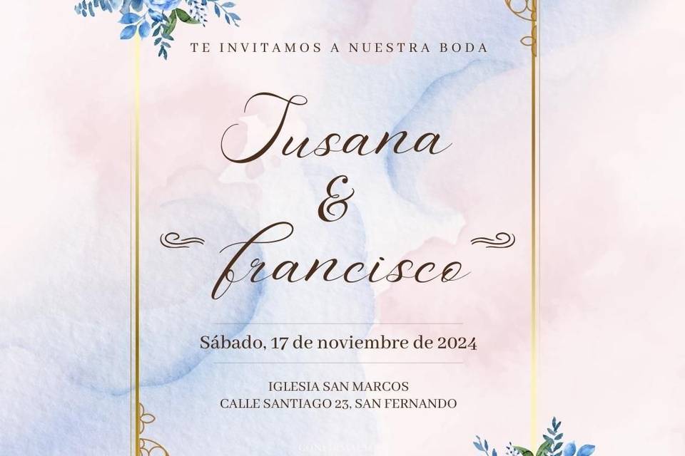 Invitación de Susana y Francisco