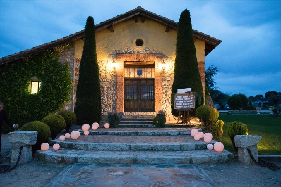 Cena en el salón