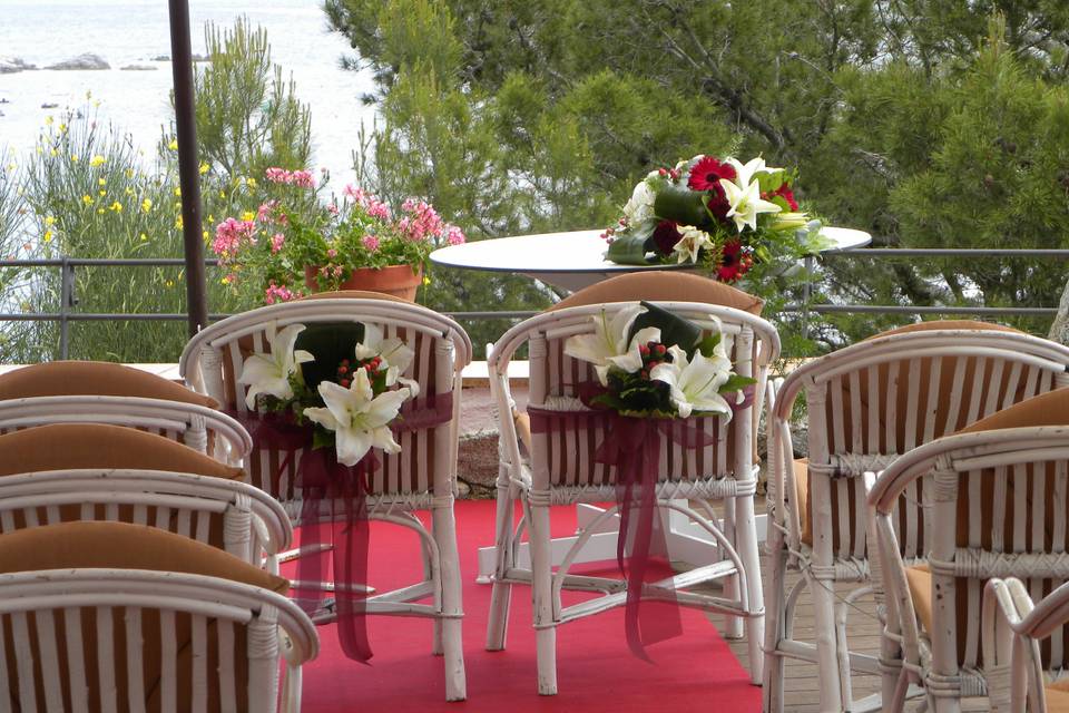 Ceremonia en el jardín