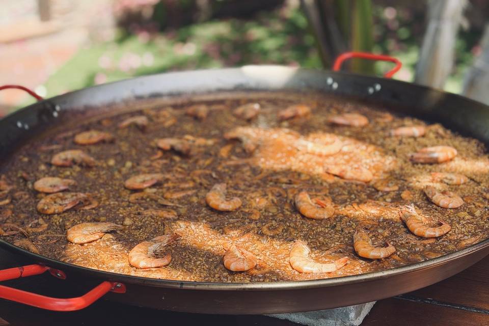 Paella de marisco