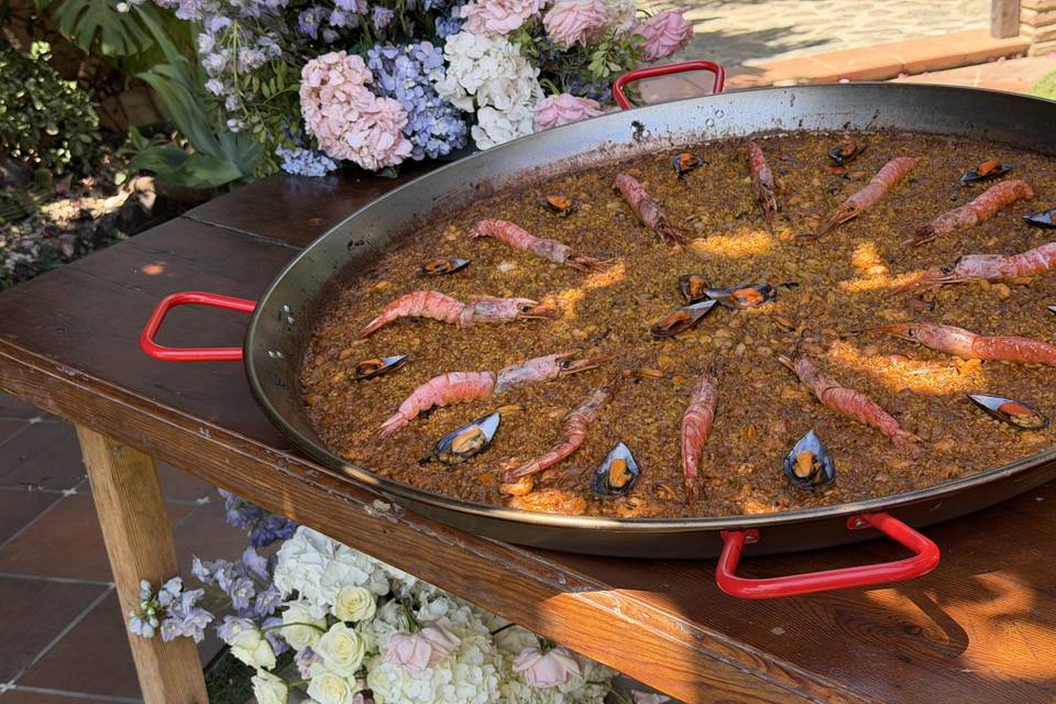 Paella postboda